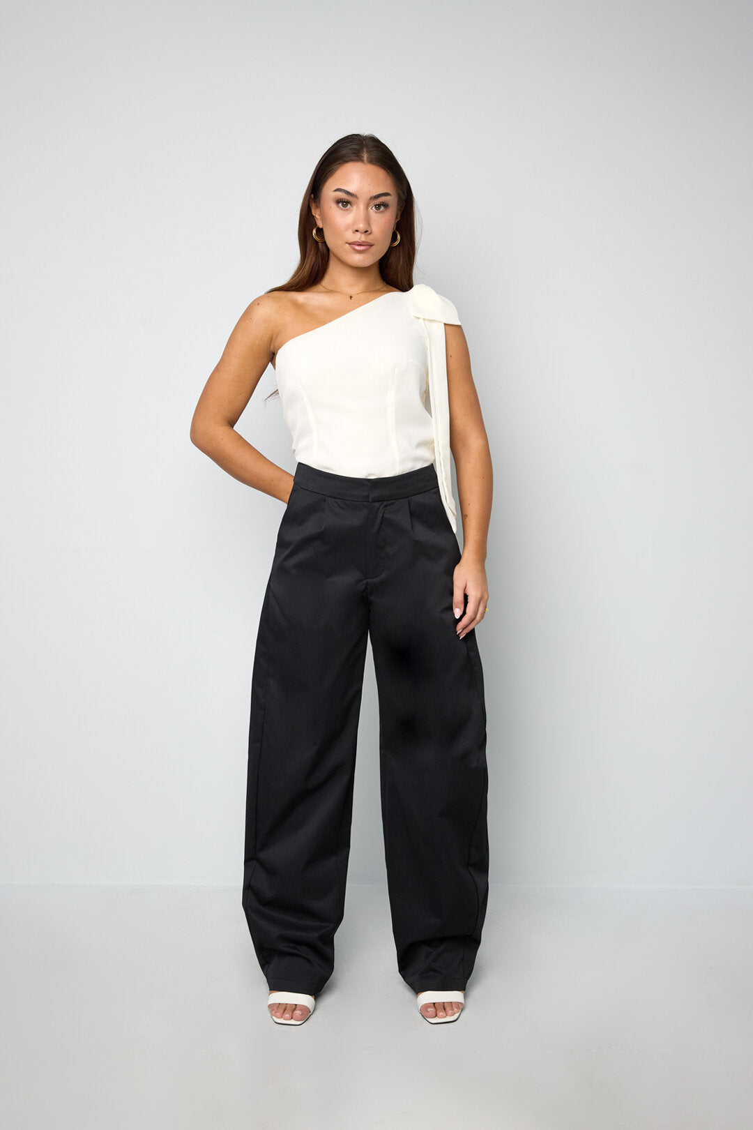 Wide Leg Broek Dames | Elegante Hoge Taille Broek 