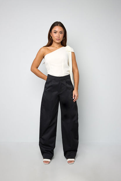 Wide Leg Broek Dames | Elegante Hoge Taille Broek 