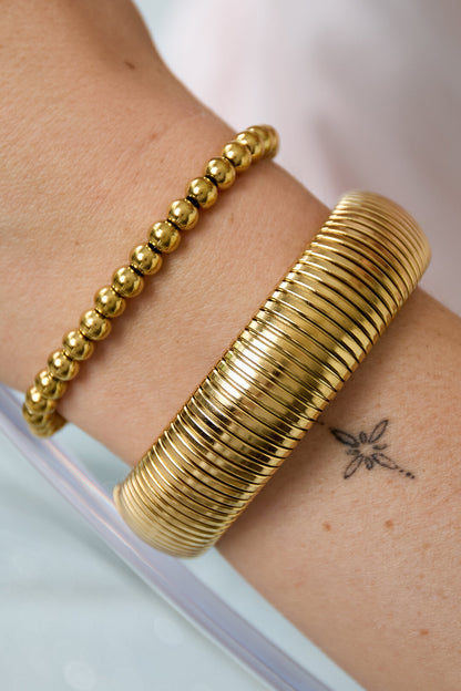 RVS Armband Dames | Elegante Cirkel Armband Goud & Zilver |