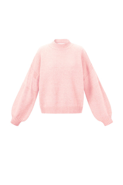 Cozy Letter Knit Sweater for Fall/Winter