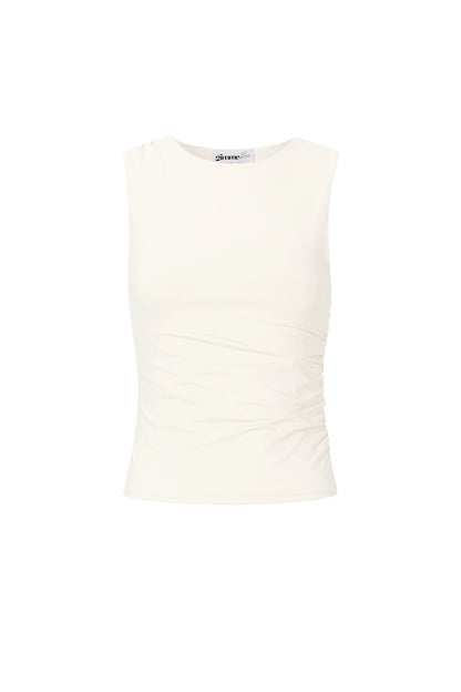 Elegant Knitted Sleeveless Top for All Shapes