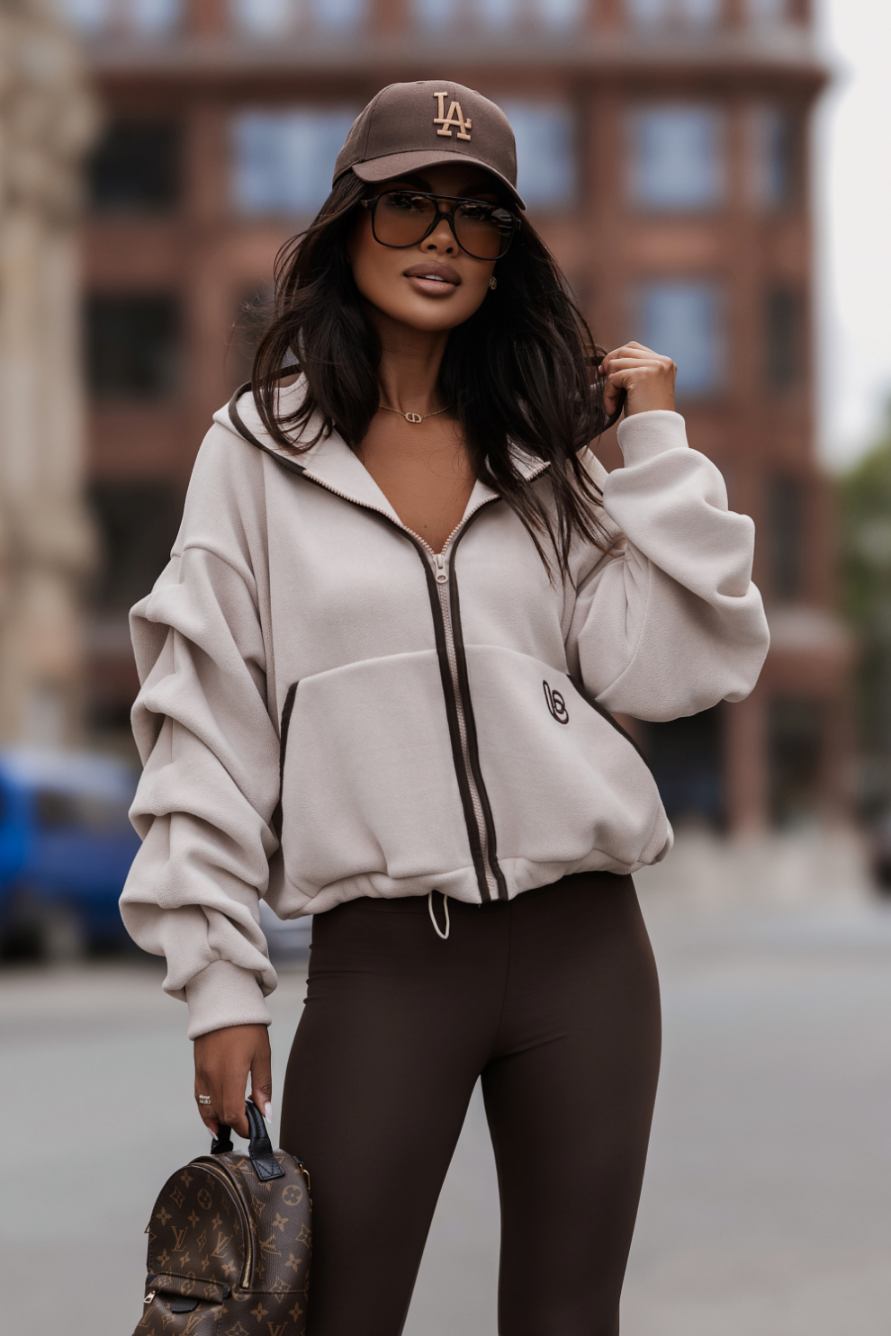 One Size SNUG Dames Fleece Vest – Beige | Luxe Zacht Tussenjack
