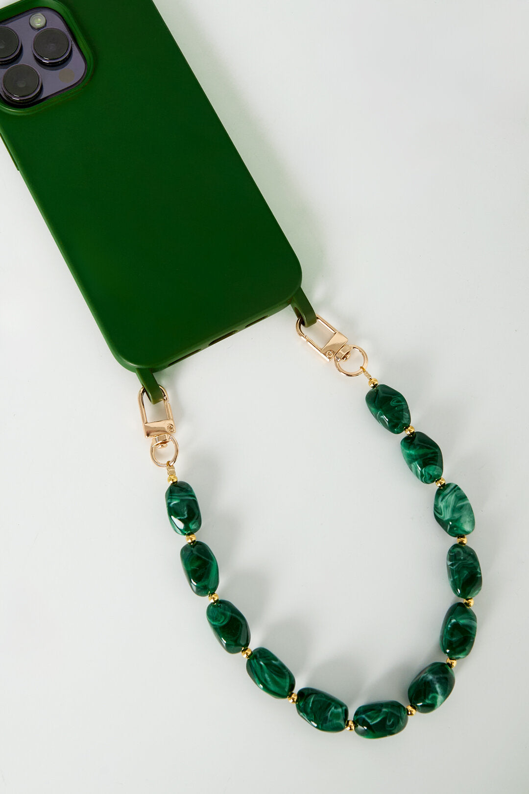 Elegante kralen telefoonketting – Ambitie Collectie