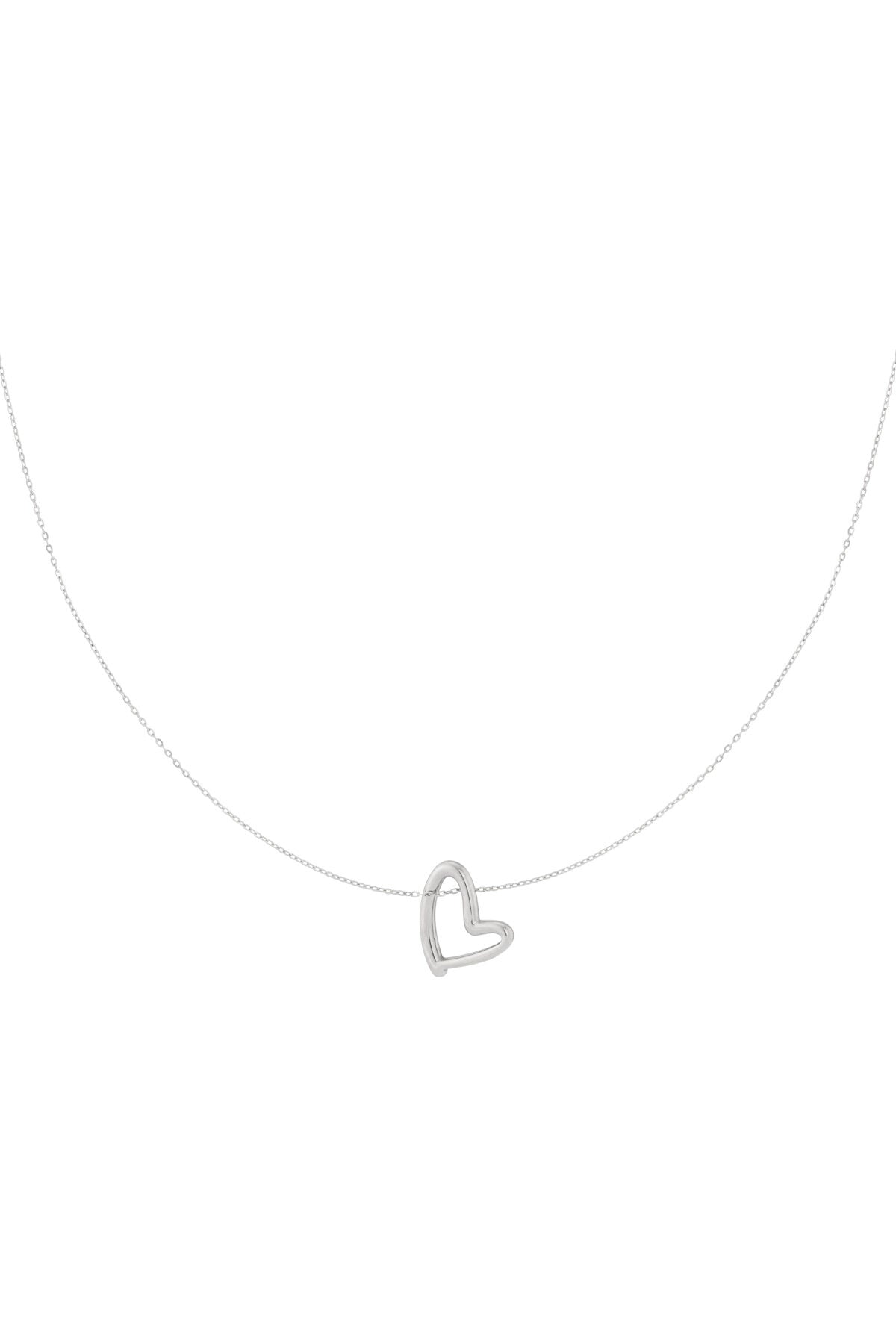 Hartjes Ketting Dames RVS | Goud & Zilver