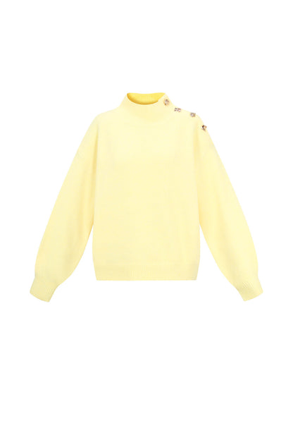 Cozy Knit Sweater for Fall/Winter in Trendy Colors
